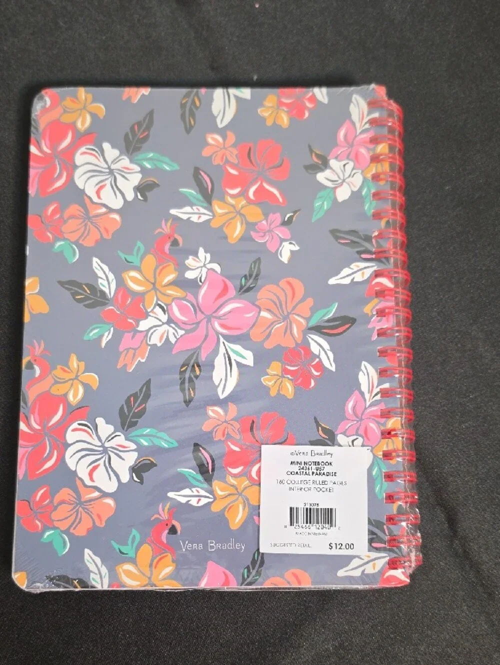 Vera Bradley mini notebook